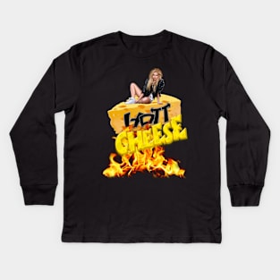 RWO HOTT CHEESE Kids Long Sleeve T-Shirt